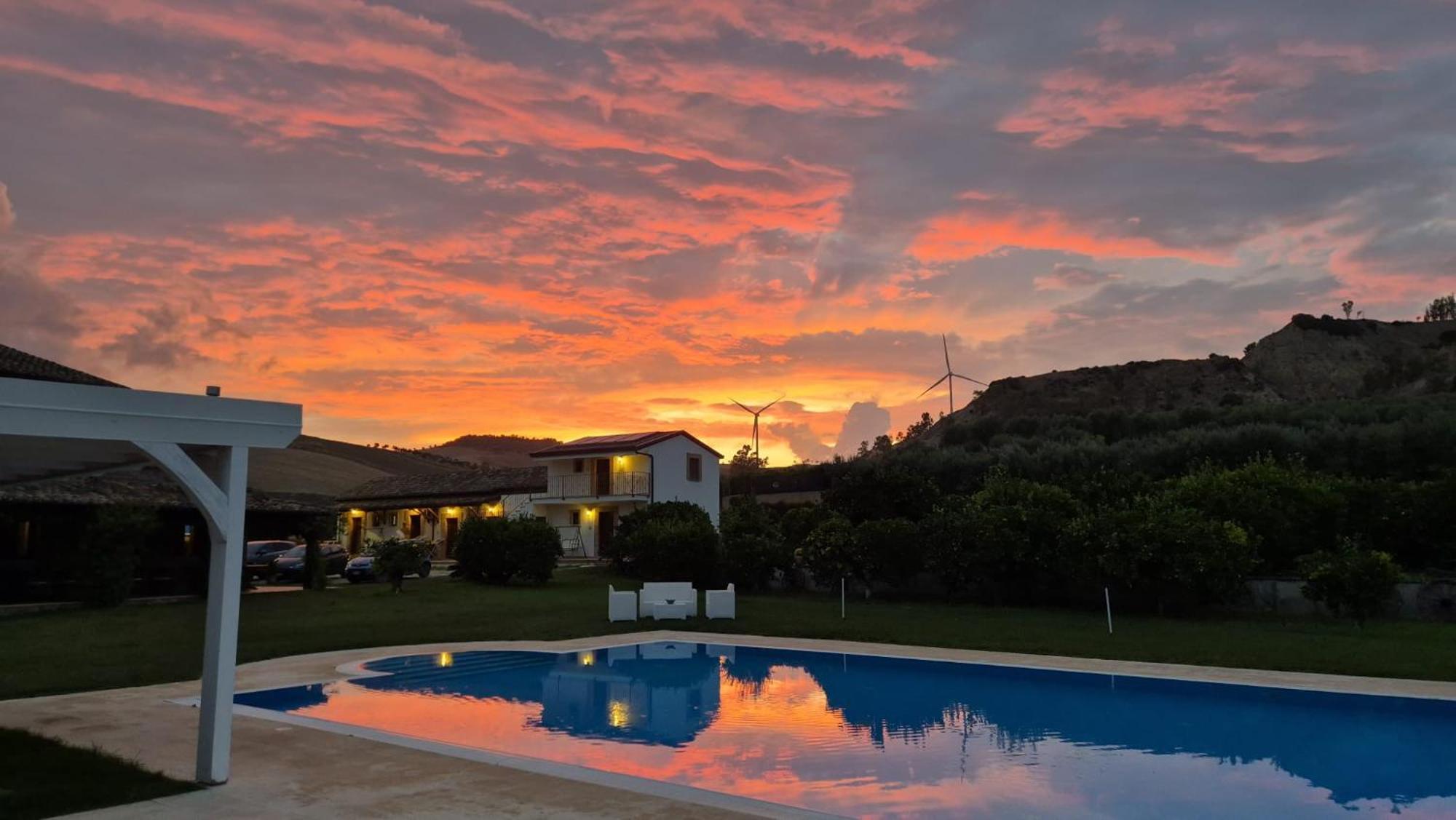 Agriturismo Trappeto Vecchio San Demetrio Corone Kültér fotó